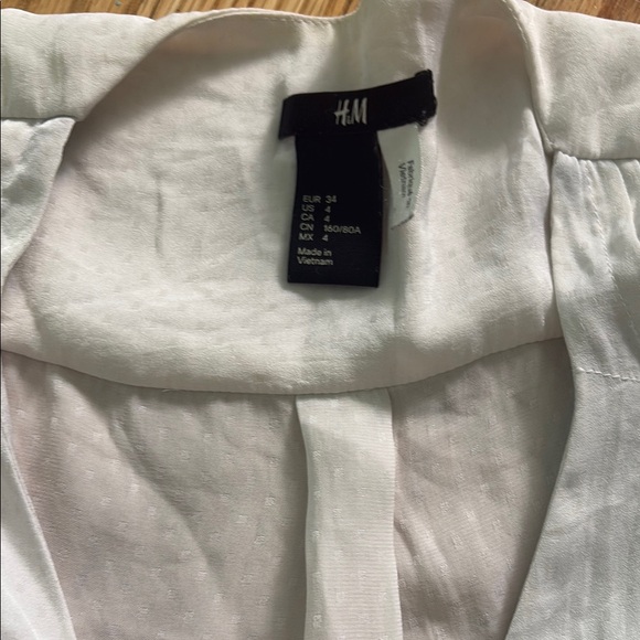 H&M White cap sleeve Top - Picture 2 of 5